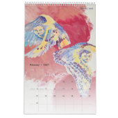 Calendrier Art sur les oiseaux migrateurs (Feb 2027)