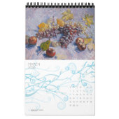 Calendrier Art vintage 2026 Home Office Business Wall (Mar 2026)