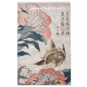 Calendrier Art Vintage Floral Japonais (Protection)