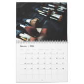 Calendrier Artiste de maquillage noir élégant (Feb 2026)