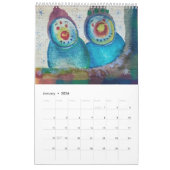 Calendrier Artiste par accident toute l'année (Jan 2026)