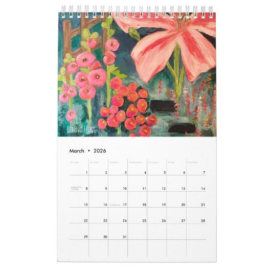 Calendrier artistique 2024 (Mar 2026)