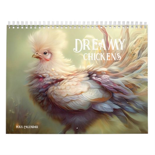 Calendrier artistique 2024 Dreamy Chickens Imagina (Protection)