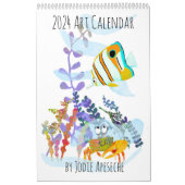 Calendrier artistique 2024 par Jodie Apeseche (Protection)