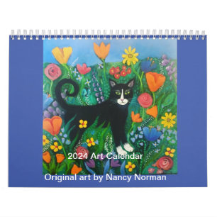 Calendrier artistique 2024 par Nancy Norman