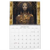 Calendrier artistique 2026 Future Luxe Sci-Fi Femm (Jan 2027)