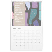 Calendrier artistique Abstrait 2022 (Mar 2026)