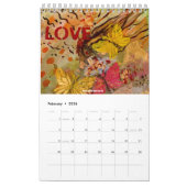 Calendrier artistique Abstrait 2023 (Feb 2026)