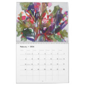 Calendrier artistique Abstrait 2025 par Jayne Rose (Feb 2026)
