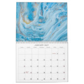 Calendrier artistique Abstrait original (Jan 2027)