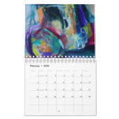 Calendrier artistique Abstrait par artiste, Lori R (Feb 2026)