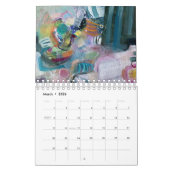 Calendrier artistique Abstrait par artiste, Lori R (Mar 2026)