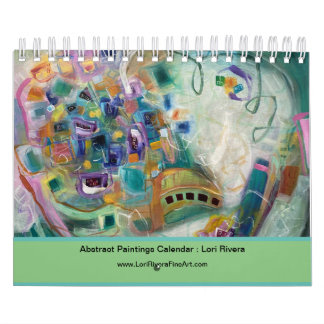 Calendrier artistique Abstrait par artiste, Lori R