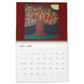 Calendrier artistique avec de nombreuses peintures (Mar 2027)