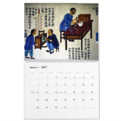 Calendrier artistique chinois 2023 (Mar 2027)