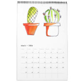 Calendrier artistique couleur orange Sacha Grossel (Mar 2026)