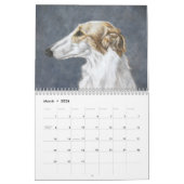 Calendrier artistique de Borzoi 2025 par Charlotte (Mar 2026)