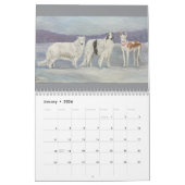 Calendrier artistique de Borzoi 2025 par Charlotte (Jan 2026)