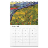 Calendrier artistique de Van Gogh vintage (Mar 2026)