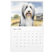 Calendrier artistique des races de chiens (Mar 2026)