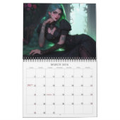 Calendrier artistique des reines de Goth 2026 (Mar 2026)