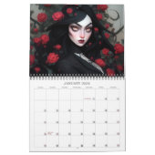 Calendrier artistique des reines de Goth 2026 (Jan 2026)