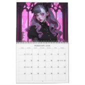 Calendrier artistique des reines de Goth 2026 (Feb 2026)