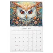 Calendrier artistique fantaisiste de 2027 sur le t (Jan 2027)