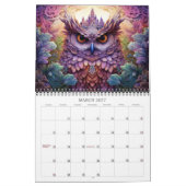 Calendrier artistique fantaisiste de 2027 sur le t (Mar 2027)