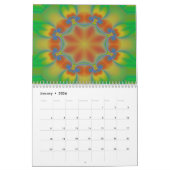 Calendrier artistique fractal (Jan 2026)