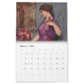 Calendrier artistique John William Godward (Feb 2026)