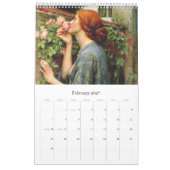 Calendrier artistique John William Waterhouse (Feb 2027)
