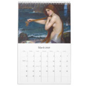 Calendrier artistique John William Waterhouse (Mar 2026)