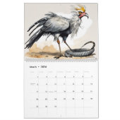 Calendrier artistique Oiseaux bizarres (Mar 2026)