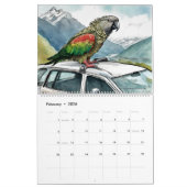 Calendrier artistique Oiseaux bizarres (Feb 2026)