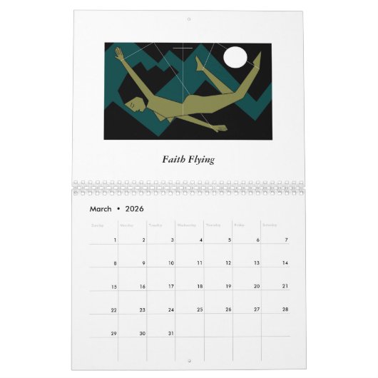 Calendrier artistique original Spillpeace 2026 (Mar 2026)