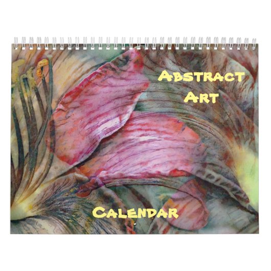 Calendrier artistique photographique Abstrait (Protection)