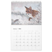 Calendrier artistique Red Fox 2022 par Charotte Ye (Jan 2026)