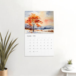Calendrier artistique saisonnier 2024 Couleur de