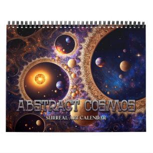 Calendrier artistique spatial surréaliste Cosmos A