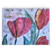 Calendrier Artsy Aquarelle Floral Designer (Protection)