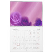 Calendrier Artwork des fleurs (Jan 2026)