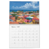 Calendrier Aruba calendar (Feb 2027)