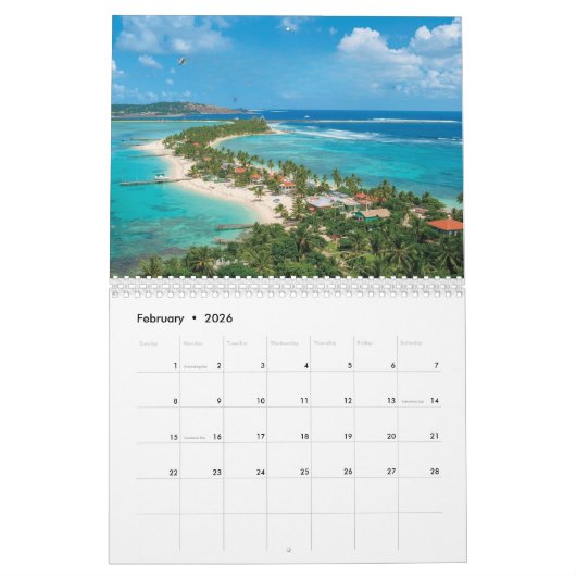 CALENDRIER ARUBA DAYS (Feb 2026)