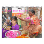 Calendrier asiatique du sud de fleurs (Protection)