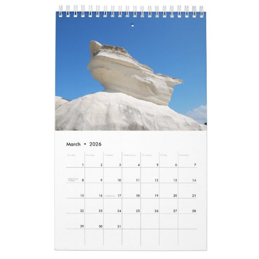 Calendrier Asie (Mar 2026)