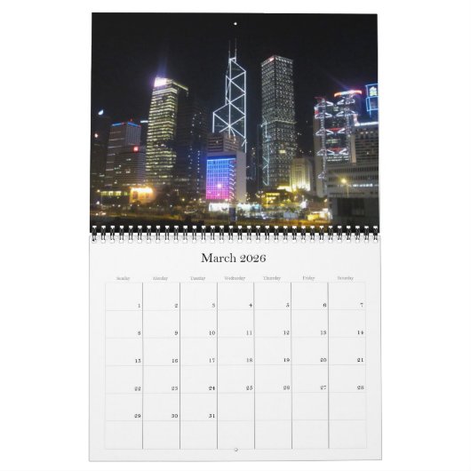 Calendrier asie 2025 (Mar 2026)