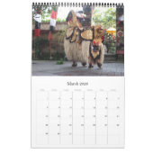 Calendrier Asie - Indonésie - Bali - (Mar 2026)