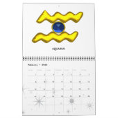 Calendrier ASTRAL LABYRINTH GOLD ZODIAC CHART Astrologie (Feb 2026)