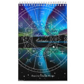 Calendrier Astrologie Calender avec planètes (Protection)